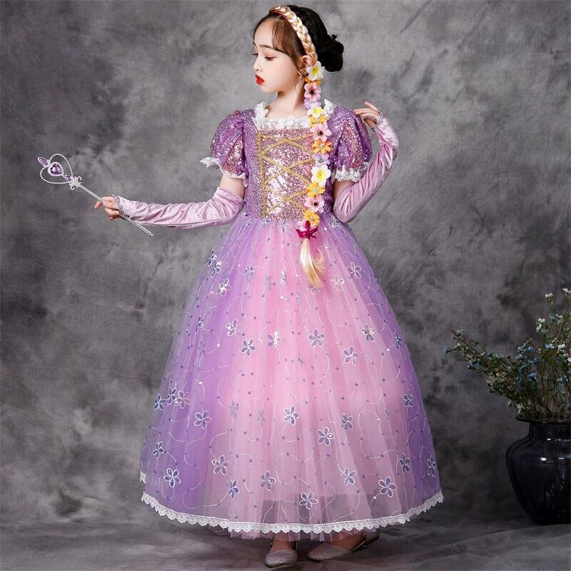 Deguisement de princesse qui brille