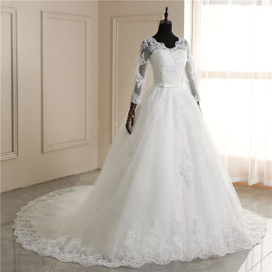 Robe de mariee princesse paillette