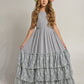 Robe de princesse argentee