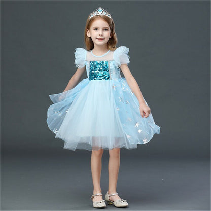 Robe princesse fille anniversaire