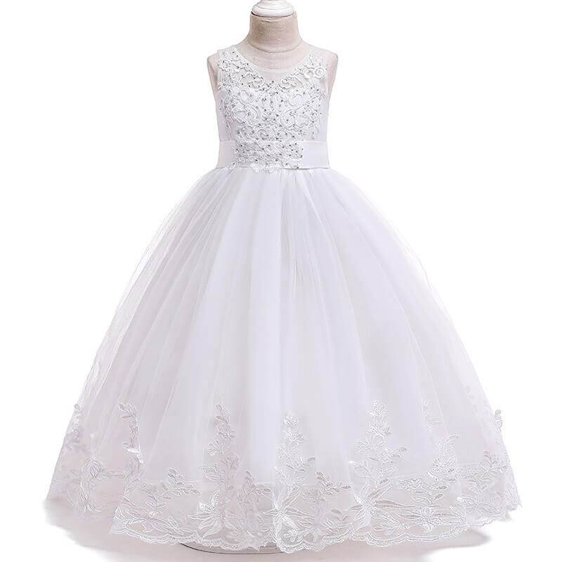 Robe princesse fille avec cerceau
