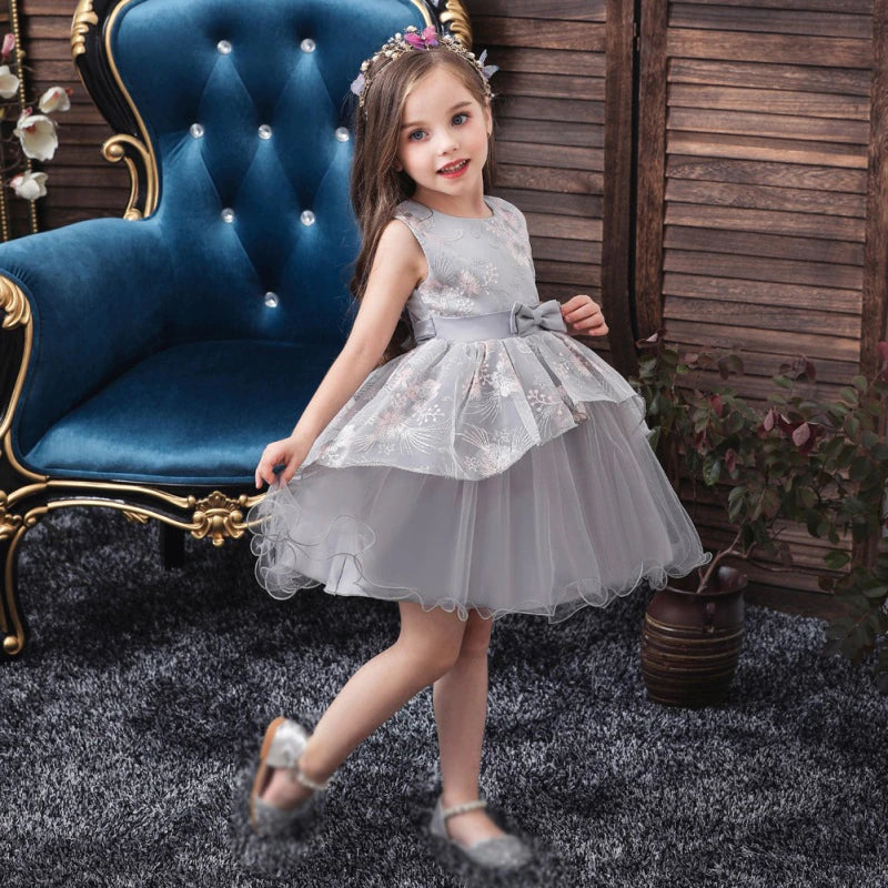 Robe princesse grise