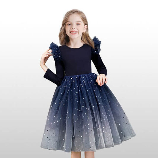 Robe princesse paillette fille