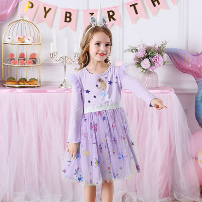 Ma Robe Princesse - Robe Princesse Fille Violette