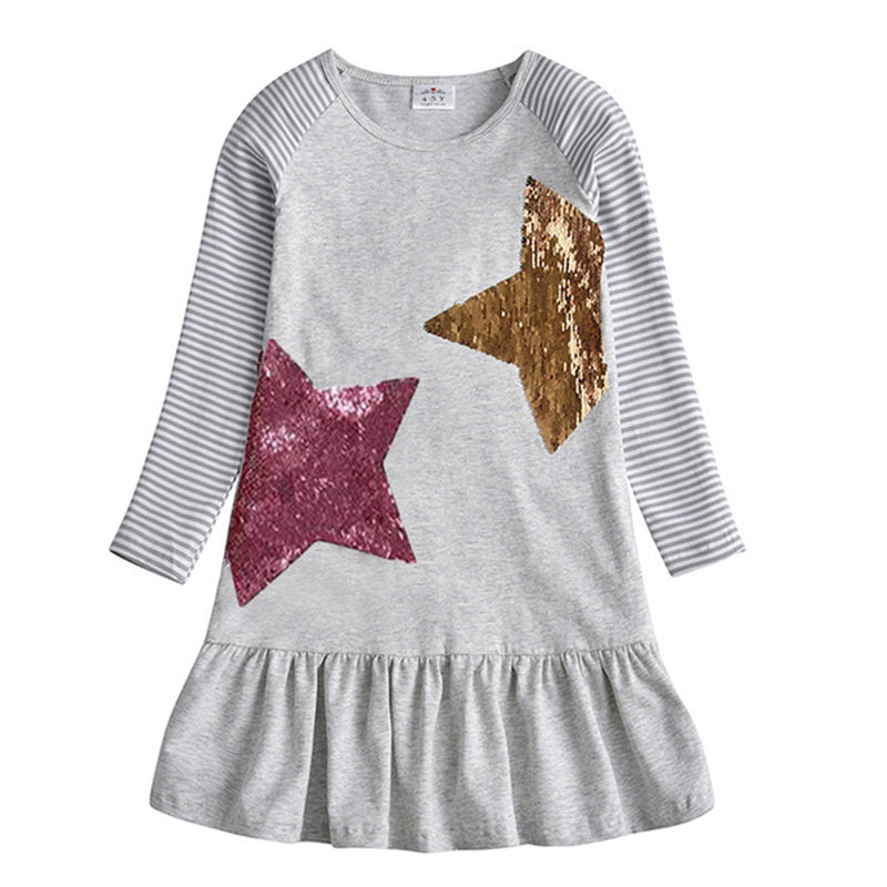 Ma Robe Princesse - Robe Princesse Fille Etoiles automne