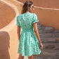 Ma Robe Princesse - Robe Princesse Verte Fleuri