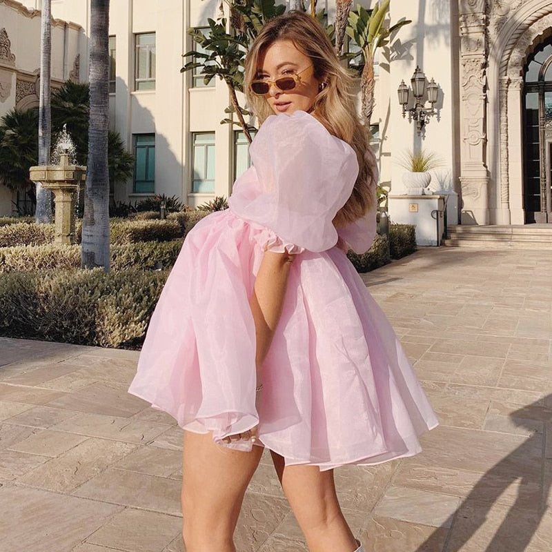 Ma robe Princesse - robe princesse courte rose pour femme