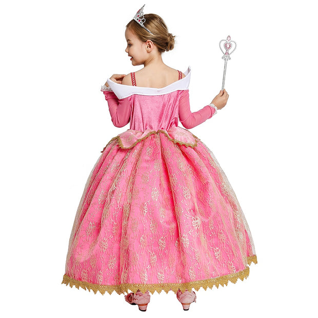 Déguisement robe de princesse Aurore taille unique 4-6 ans