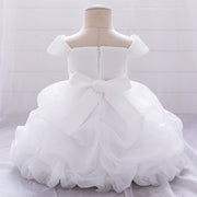 robe blanche bébé princesse