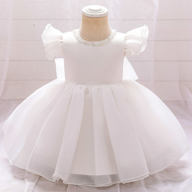 Ma robe Princesse - robe de princesse bébé blanche baptême