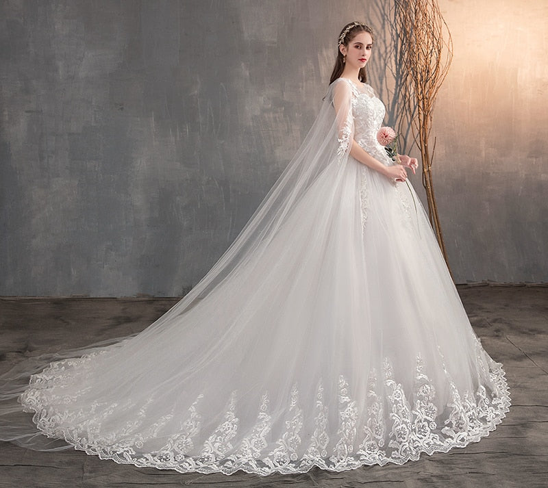 Ma Robe Princesse - Robe Princesse Mariage Longue Traine