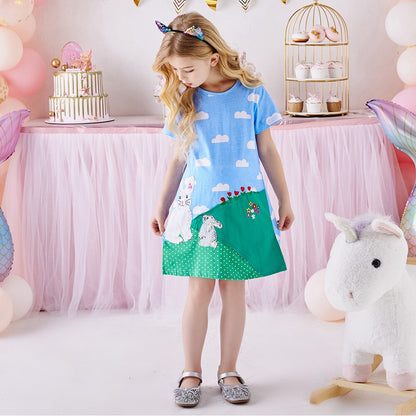 Ma Robe Princesse - Robe Princesse Fille Lapins été