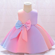 Ma robe Princesse - robe princesse bébé rose arc-en-ciel de fête