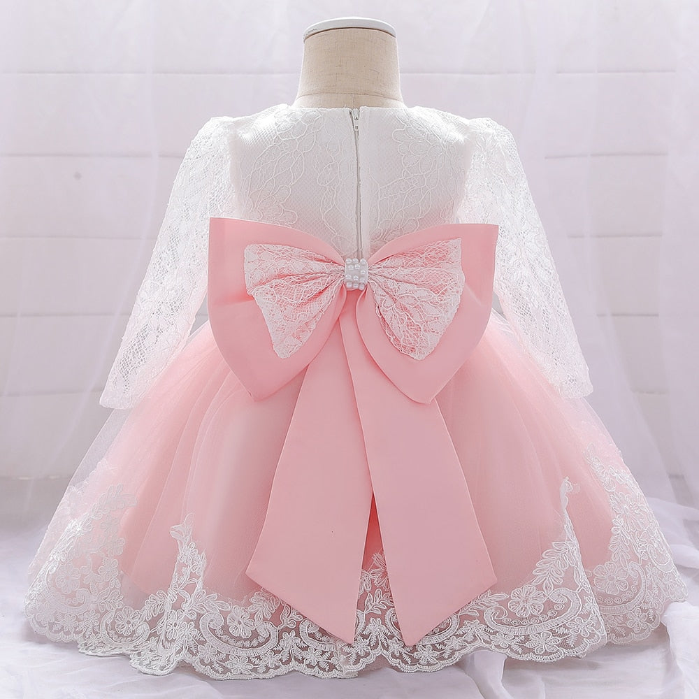 Magnifique robe princesse rose et blanc 2 ans - 24 mois