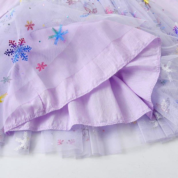 Ma Robe Princesse - Robe Princesse Fille Violette en tulle