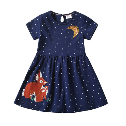 Ma Robe Princesse - Robe Princesse Fillette Lapin bleue