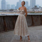 Ma Robe Princesse - Robe Princesse dorée pailletée