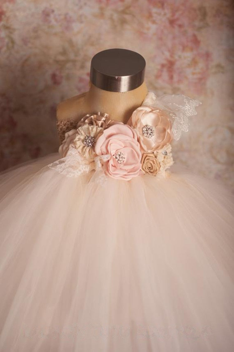 Ma robe Princesse - robe princesse ornée de fleurs 
