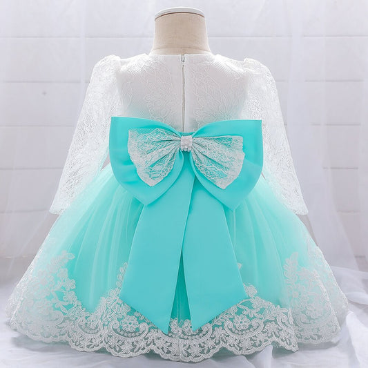 Ma robe Princesse - robe princesse bébé à nœud 