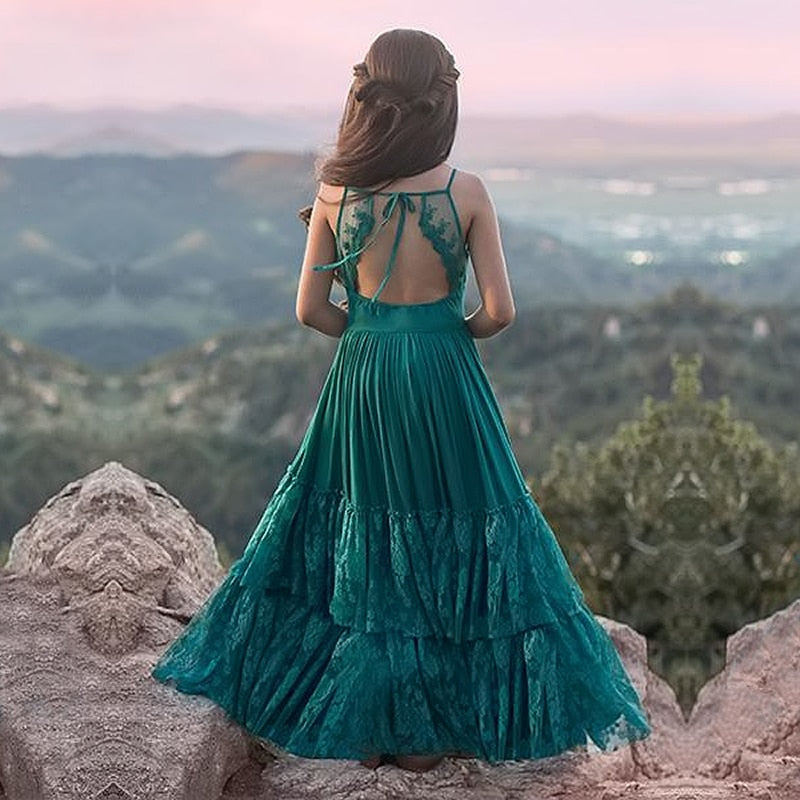 Robe Princesse Verte