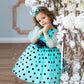 Ma Robe Princesse - Robe Princesse Fille à Pois avec noeud