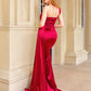 Robe Princesse Rouge drapée