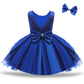 Robe de Bébé Princesse bleue