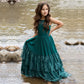 Robe Princesse Verte 3 à 8 ans