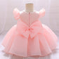 Ma robe Princesse - robe princesse baptême  rose bebe