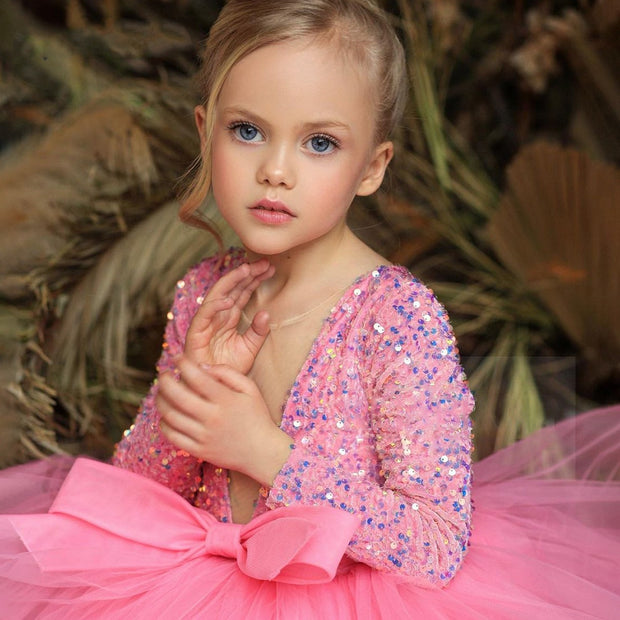 Robe princesse fille de 3-8 ans pour fée bouffée d'été vêtements
