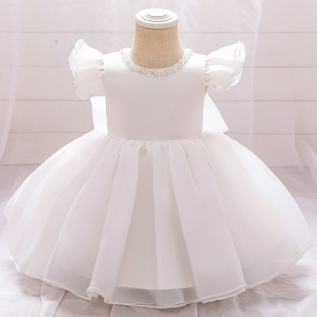 Ma robe Princesse - robe princesse bébé blanche baptême
