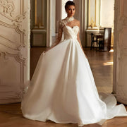 Longue robe de mariee princesse