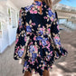 Robe Femme Bleu Marine floral