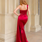 Robe Princesse Rouge asymétrique
